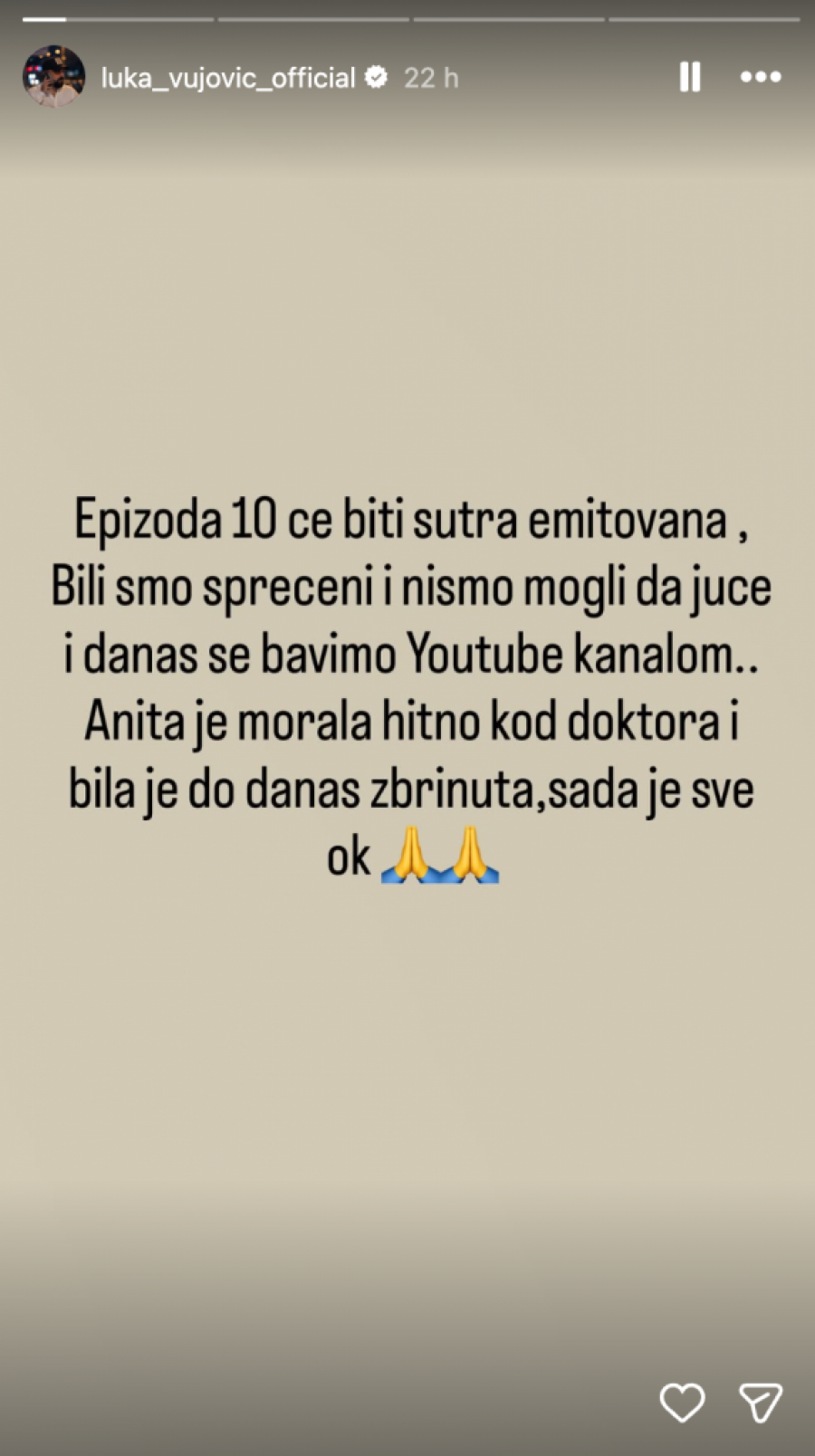 TRUDNA ANITA ZAVRŠILA U BOLNICI!