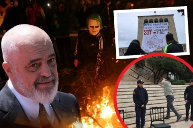 ALBANIJA NA IVICI HAOSA! Demonstranti gađali Ramin kabinet Molotovljevim koktelima, premijer PONOVO poziva na DIJALOG! (VIDEO)