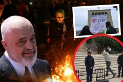 ALBANIJA NA IVICI HAOSA! Demonstranti gađali Ramin kabinet Molotovljevim koktelima, premijer PONOVO poziva na DIJALOG! (VIDEO)