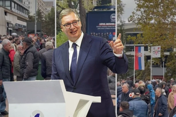 SKUP UJEDINJENE SRBIJE NA NOVOM BEOGRADU: Nepregledna masa ljudi iz čitave Srbije stiže ispred Hale sportova