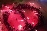 VELIČANSTVENA SLIKA IZ ČAČKA! Ljudi formirali jedinicu telima i celom svetu poslali jasnu poruku - U NEDELJU ZAOKRUŽUJEMO BROJ JEDAN! (VIDEO)