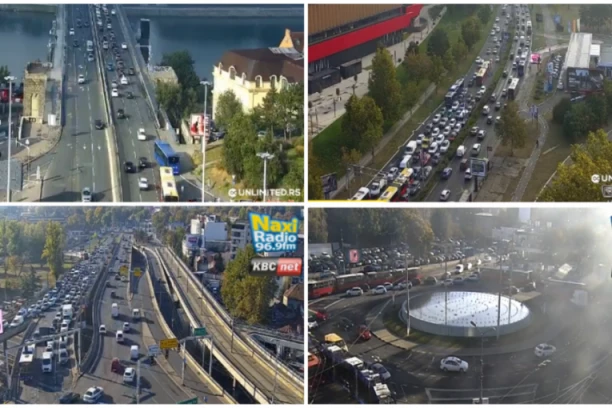 JUTARNJI ŠPIC U BEOGRADU! Vozila mile na pojedinim deonicama, a ovde je najkiričnije (FOTO)