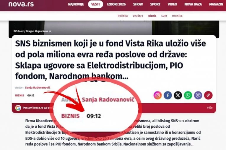 OPOZICIONA NOVA S BRUTALNO KRŠI IZBORNU TIŠINU! Udarili na SNS uoči izlaska na birališta - NEVIĐENI SKANDAL (FOTO)