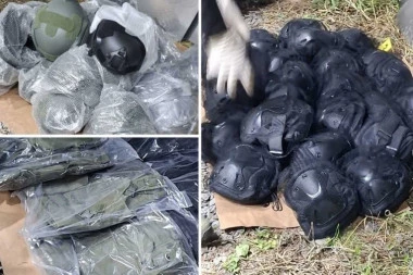IMPROVIZOVANE BOMBE, PLINSKA BOCA S PETARDOM I ČELIČNI JEŽEVI! Evo šta je sve pronađeno kod muškarca osumnjičenog za pozivanje na nasilnu promenu ustavnog uređenja! (FOTO)