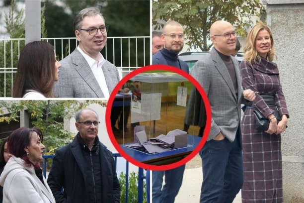 OTVORENA BIRAČKA MESTA U SRBIJI! Vučić u pratnji supruge Tamare došao da obavi građansku dužnost! (FOTO,VIDEO)