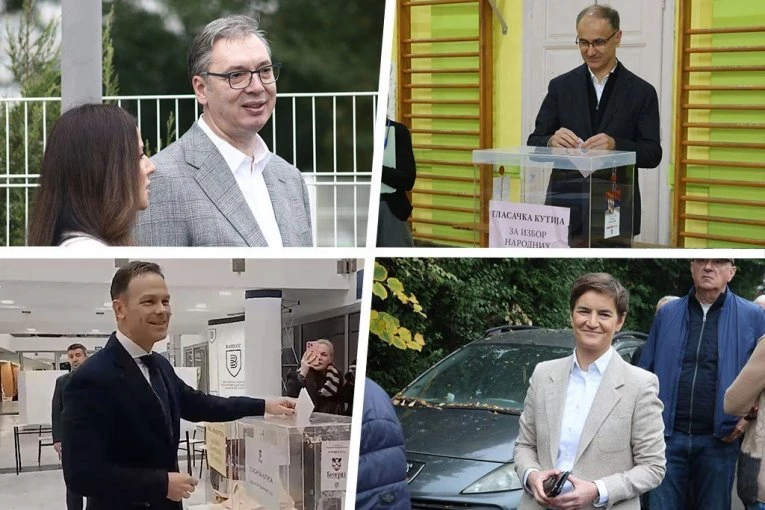 OTVORENA BIRAČKA MESTA U SRBIJI! Vučić u pratnji supruge Tamare došao da obavi građansku dužnost! (FOTO,VIDEO)