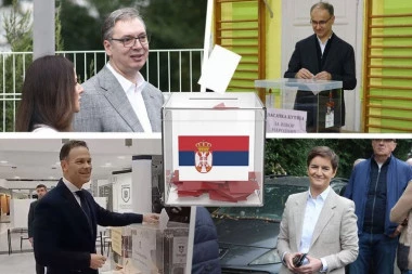 OTVORENA BIRAČKA MESTA U SRBIJI! Vučić u pratnji supruge Tamare došao da obavi građansku dužnost! (FOTO,VIDEO)