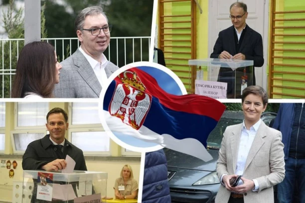 OTVORENA BIRAČKA MESTA U SRBIJI! Vučić u pratnji supruge Tamare došao da obavi građansku dužnost! (FOTO,VIDEO)