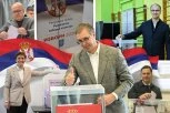 GRAĐANI SRBIJE ODLUČUJU! Aleksandar Vučić sa suprugom Tamarom glasao, kao i Macut i Vučević sa porodicama (FOTO,VIDEO)