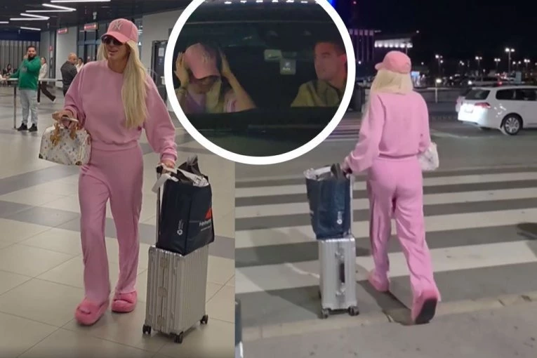 PRVO POJAVLJIVANJE JELENE KARLEUŠE NAKON VESTI O TRUDNOĆI: Aleksandar Ševo je munjevito sklonio sa aerodroma! (VIDEO)