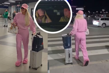 PRVO POJAVLJIVANJE JELENE KARLEUŠE NAKON VESTI O TRUDNOĆI: Aleksandar Ševo je munjevito sklonio sa aerodroma! (VIDEO)