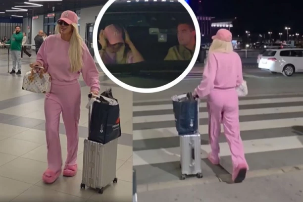 PRVO POJAVLJIVANJE JELENE KARLEUŠE NAKON VESTI O TRUDNOĆI: Aleksandar Ševo je munjevito sklonio sa aerodroma! (VIDEO)