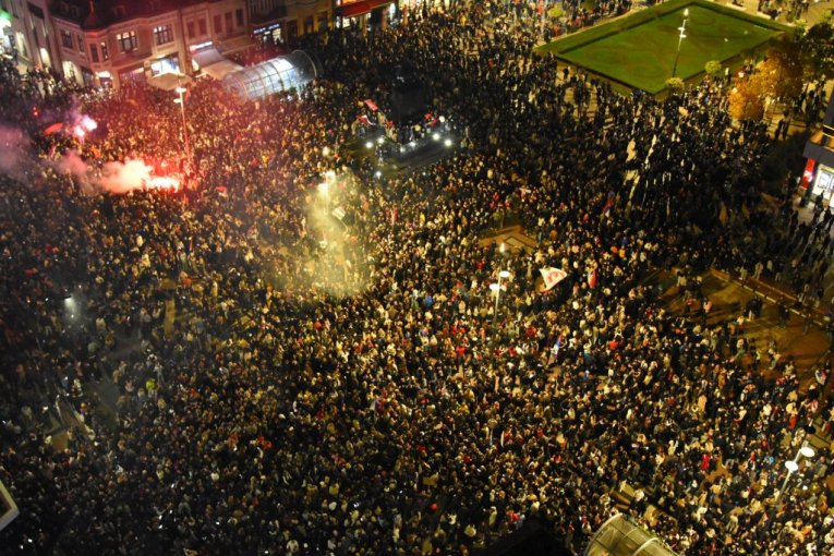 Slavlje pristalica Studentske liste