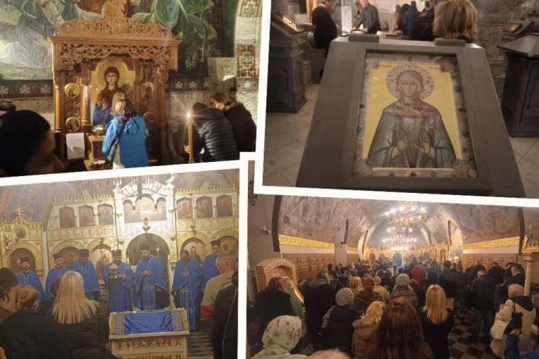 POSETILI SMO KALEMEGDAN UOČI SVETE PETKE: Vernici iz svih krajeva u molitvi pred velikom beogradskom svetinjom (FOTO, VIDEO)