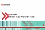 UniCredit Invest pokrenuo onemarkets UC Invest Alternative Fund za dugoročno ulaganje na međunarodnim tržištima