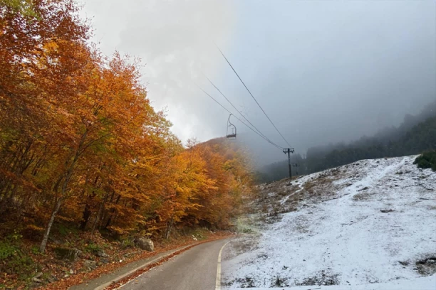 Zabeleo se jug Srbije: Nestvarni prizori na Šar-planini, smenjuju se jesen i zima (VIDEO)