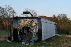 UŽAS NA GOLIJI: Prevrnuo se autobus, na terenu i vatrogasci (VIDEO)