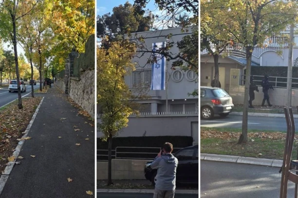 OPSADNO STANJE ISPRED AMBASADE IZRAELA! Jake policijske snage na terenu nakon terorističkog napada, specijalci sa dugim cevima obezbeđuju objekat! (FOTO, VIDEO)