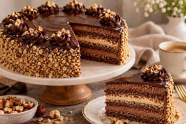 BOEM TORTA po starinskom receptu: Bogati čokoladni fil i puno oraha za savršenu poslasticu