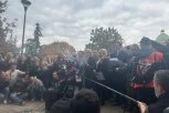 Predstavnici Studentske liste drže konferenciju u Pionirskom parku u Beogradu