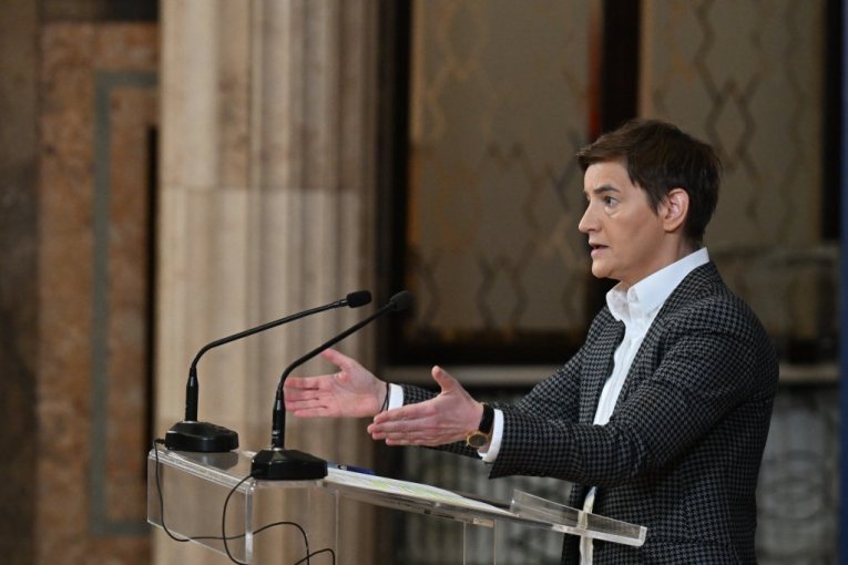 Ana Brnabić na konferenciji