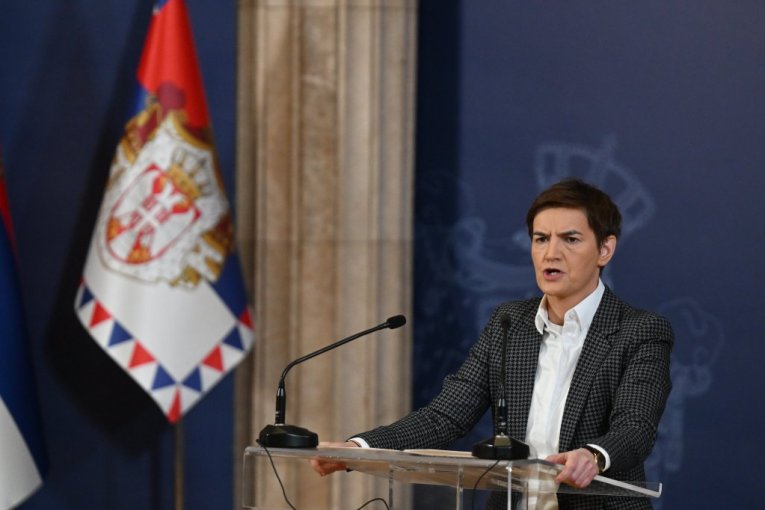 Ana Brnabić na konferenciji