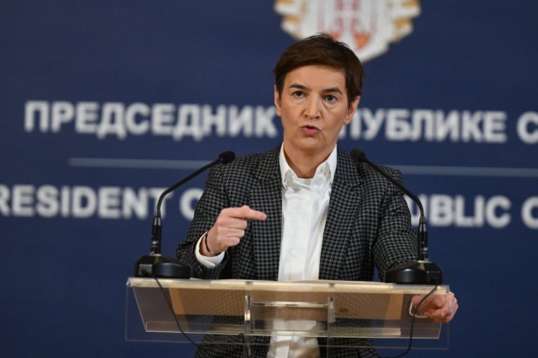 Ana Brnabić na konferenciji