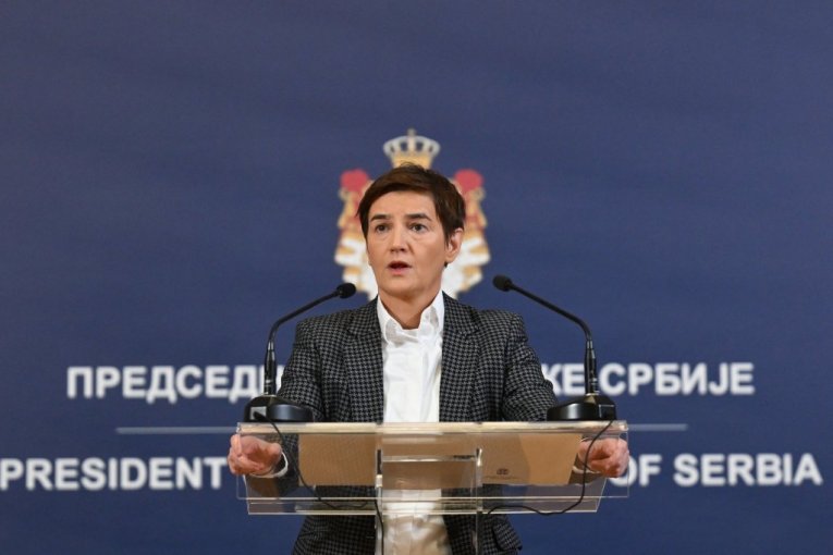 Ana Brnabić na konferenciji